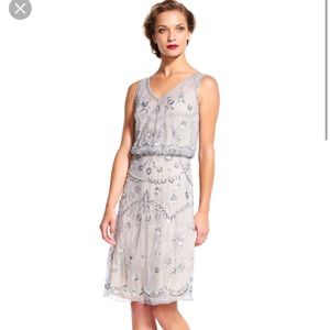 Adrianna Papell Beaded BloUson- NWT